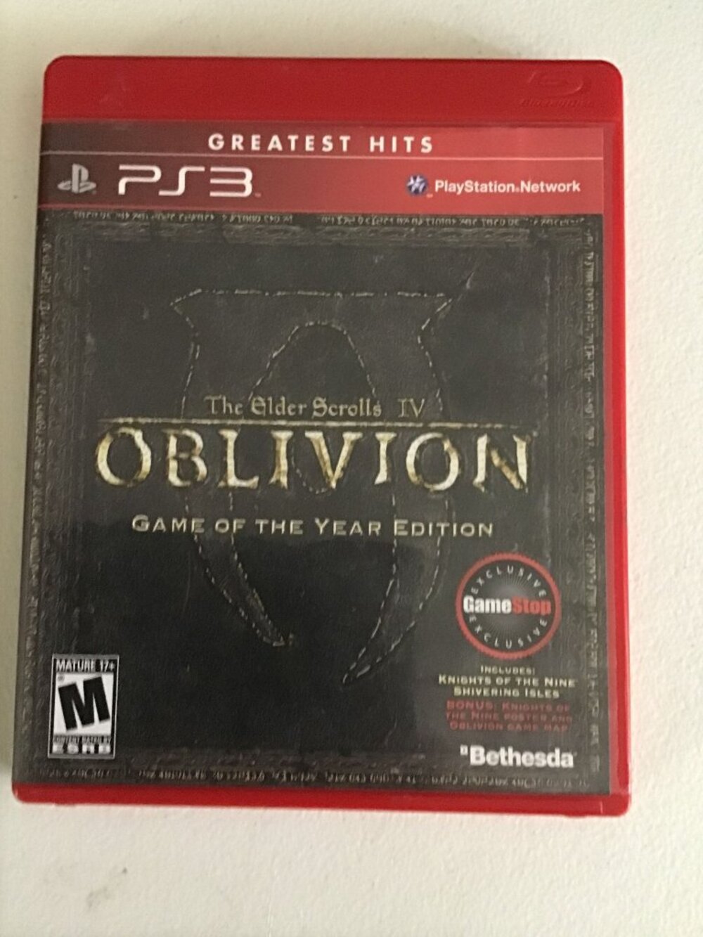 The Elder Scrolls IV Oblivion Game of the Year Edition PS3 Complete CIB Bethesda